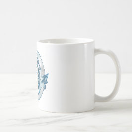 Buchstabe "D" Elegant bestickt Kaffeetasse