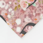 Buchstabe D Fleecedecke (Ecke)