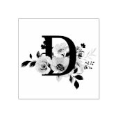Buchstabe D Gummistempel (Prägung)