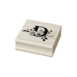 Buchstabe D Gummistempel