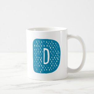 Buchstabe D Kaffeetasse