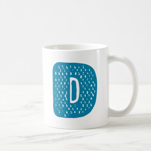 Buchstabe D Kaffeetasse (Rechts)