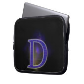 Buchstabe D Laptopschutzhülle (Vorderseite Links)