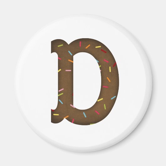 Buchstabe D Magnet (Vorne)