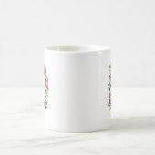 Buchstabe D | Monogramm-I-Tasse für den Blasenbrie Kaffeetasse (Mittel)