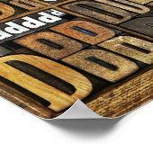 Buchstabe D Poster (Ecke)