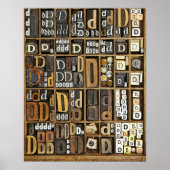 Buchstabe D Poster (Vorne)