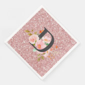 Buchstabe D Serviette (Ecke)