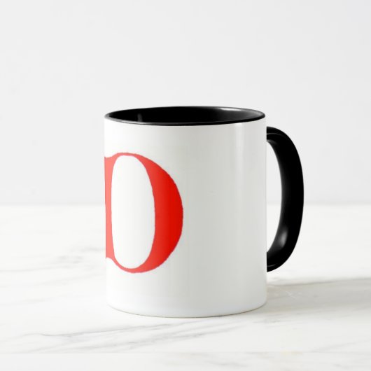 Buchstabe D Tasse (VorderseiteRechts)