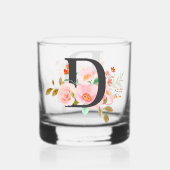Buchstabe D Whiskyglas (Rückseite)