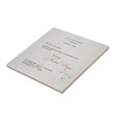 Buchstabe der Resignation von Richard M. Nixon Fliese (Seite)