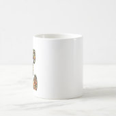 Buchstabe E als Thanksgiving-Geschenk Kaffeetasse (Mittel)