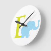 Buchstabe E Anfangszeit Runde Wanduhr (Winkel)