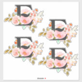 Buchstabe E Aufkleber (Blatt)