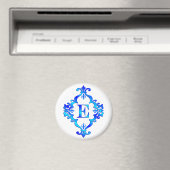 Buchstabe E Blau Magnet (In Situ (Geschirrspüler))
