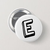 Buchstabe E Button (Vorne & Hinten)