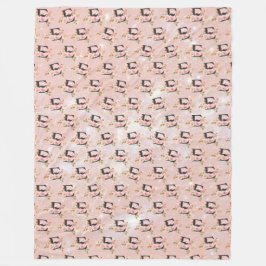 Buchstabe E Fliesblanket Fleecedecke