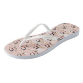 Buchstabe E Flip Flops Badesandalen (Schrägansicht)