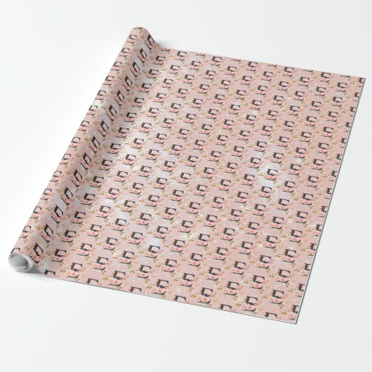 Buchstabe E Geschenkpapier (Ungerollt)