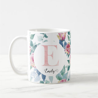 Buchstabe E Kaffeetasse