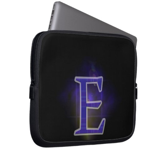 Buchstabe E Laptopschutzhülle (Vorne Rechts)