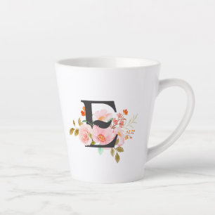Buchstabe E Latte Tasse