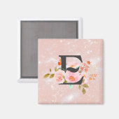 Buchstabe E Magnet (Vorderseite/Rückseite)