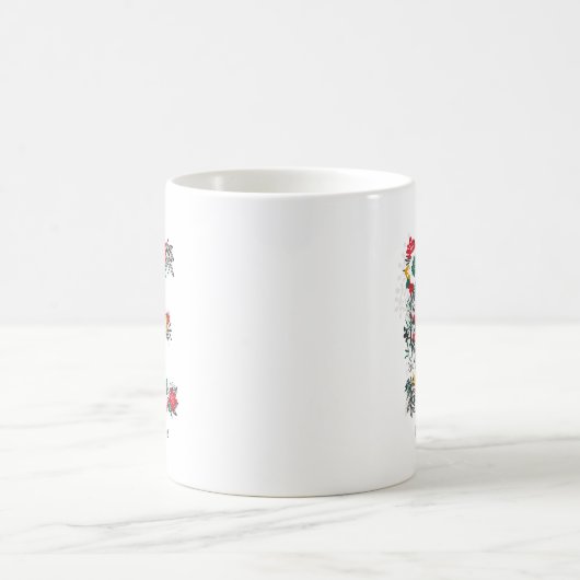 Buchstabe E | Monogramm-I-Tasse für den Blasenbrie Kaffeetasse (Mittel)