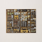 Buchstabe E Puzzle (Horizontal)