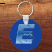 Buchstabe E Schlüsselanhänger (Vorderseite)