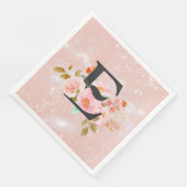 Buchstabe E Serviette (Ecke)