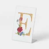 Buchstabe e sockelschild (Vorderseite)