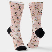 Buchstabe E Socken (Gewinkelt)