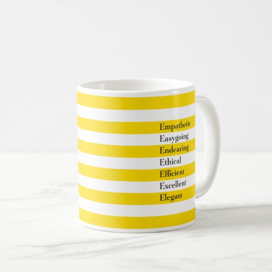 Buchstabe E Tasse (VorderseiteRechts)