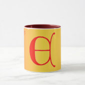 Buchstabe E Tasse (Zentrum)