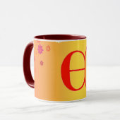 Buchstabe E Tasse (Vorderseite Links)