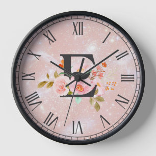Buchstabe E Uhr