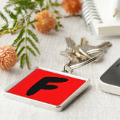 Buchstabe f, Abeceddario, erster Schlüsselanhänger (Seite)