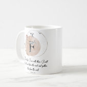 Buchstabe F, Biokotierungsanführungszeichen Tasse (Vorderseite Links)