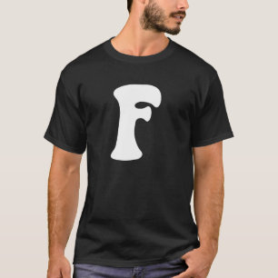 Buchstabe F Großbuchstabe Alphabet Team Gruppen Ko T-Shirt