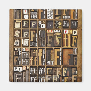 Buchstabe F Magnet