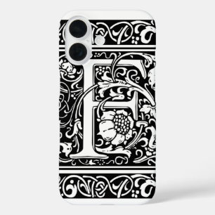 Buchstabe F Mittelalterliche Monogramm-Kunst Neue iPhone 16 Hülle