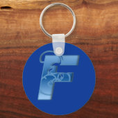 Buchstabe F Schlüsselanhänger (Vorderseite)