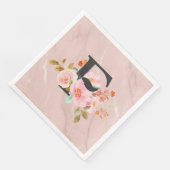 Buchstabe F Serviette (Ecke)