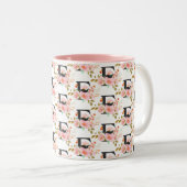 Buchstabe F Zweifarbige Tasse (VorderseiteRechts)