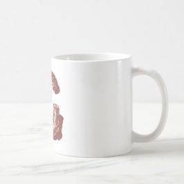 Buchstabe "G" elegant bestickt Kaffeetasse