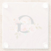 Buchstabe G Glasuntersetzer (Rückseite)