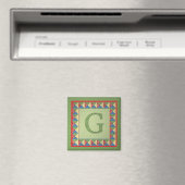 Buchstabe G: Initiale und Muster im Stil eines 'St Magnet (In Situ (Geschirrspüler))