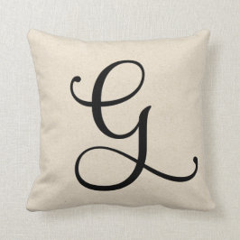 Buchstabe G Kissen