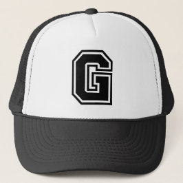 Buchstabe "G" Klassiker Truckerkappe
